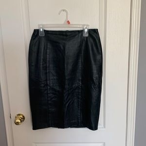 Vintage Danier Leather Skirt
